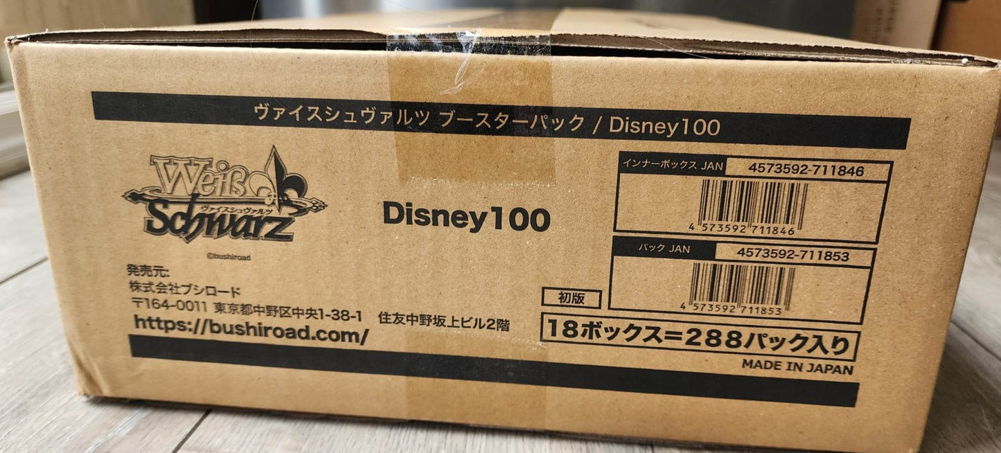 Weiss Schwarz Disney 100 (WS Sealed Case)