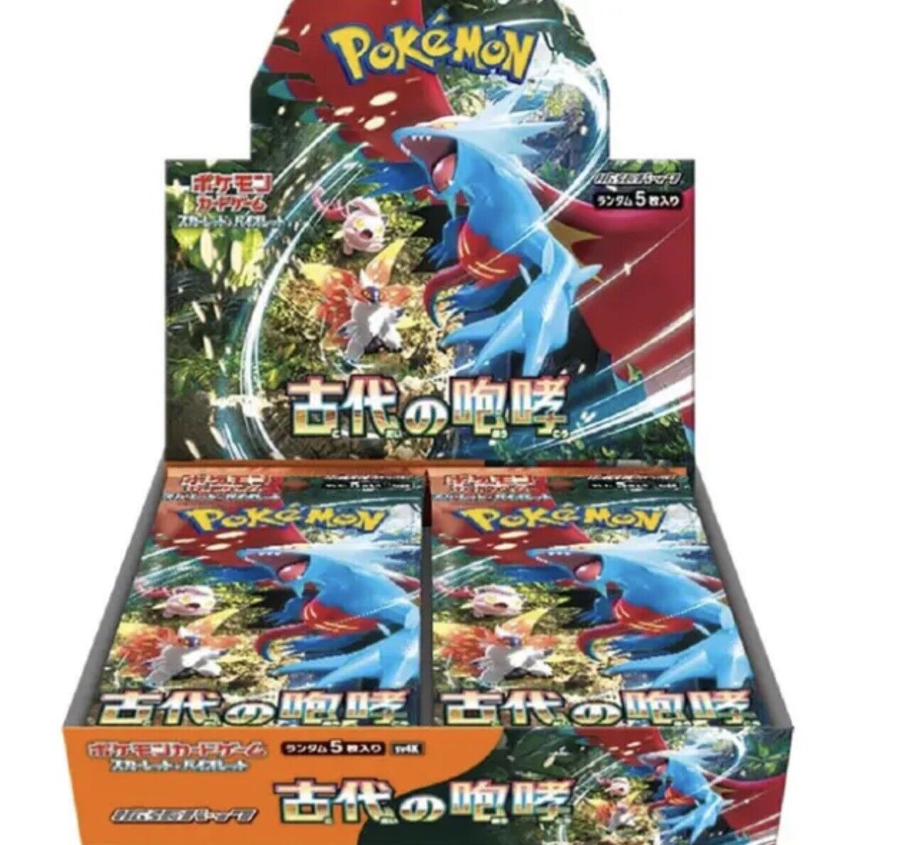 Ancient Roar & Future Flash Scarlet & Violet Japanese Booster Boxes Bundle (Set of 2)