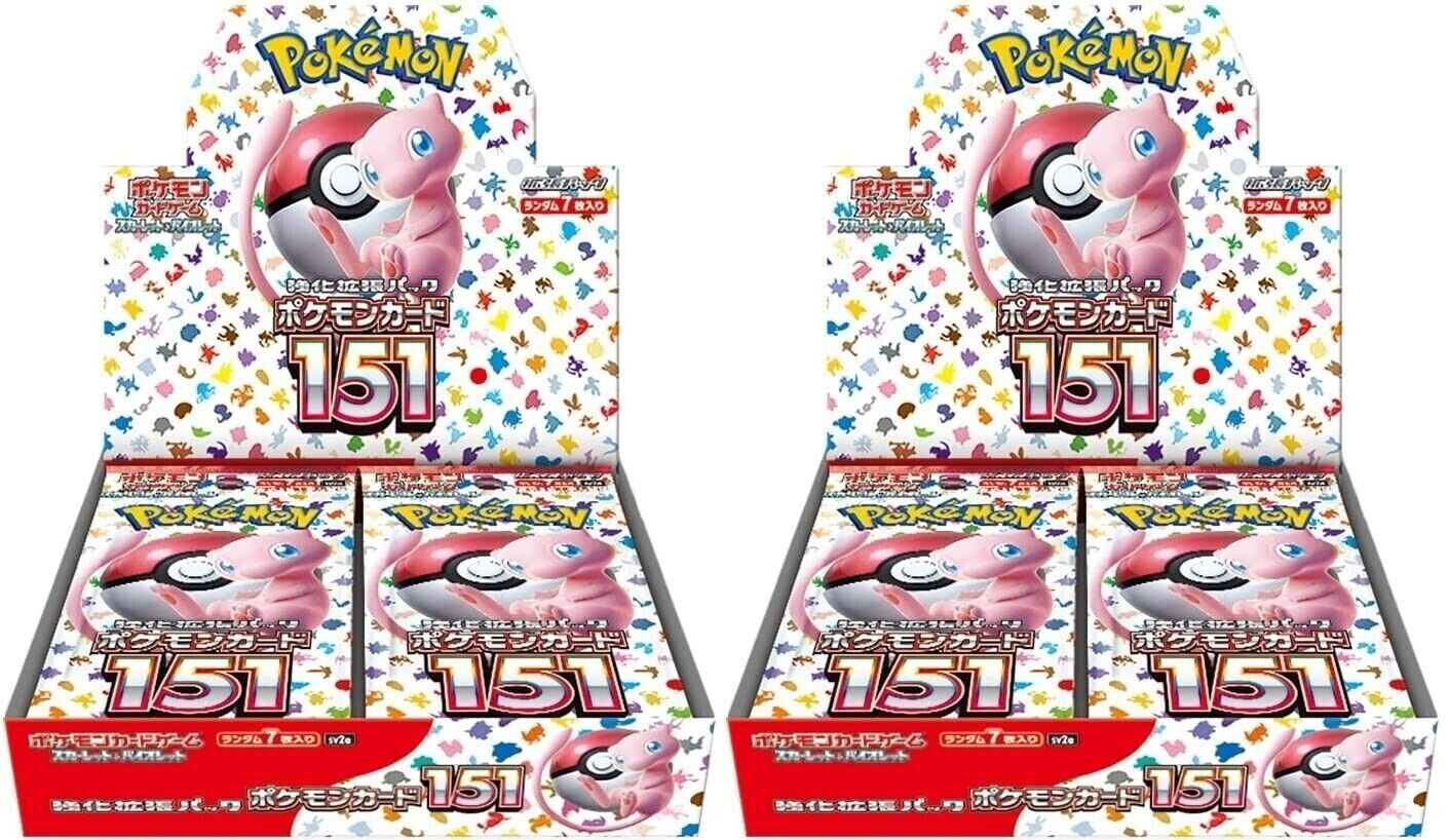 Pokemon 151 Japanese (Factory Sealed Case)